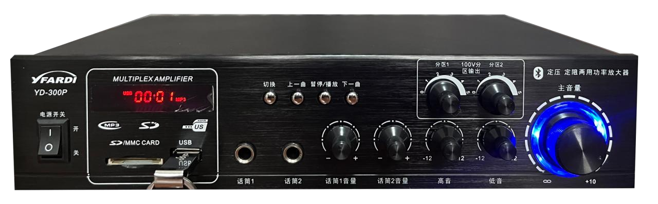 Combined constant voltage power amplifier YD-300P Combined constant voltage power amplifier YD-300P - Image 1